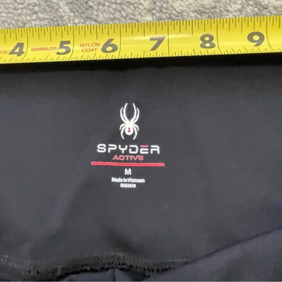 Spyder Tech Flex Pocket Ankle Leggings Black M Medium - Picture 10 of 11